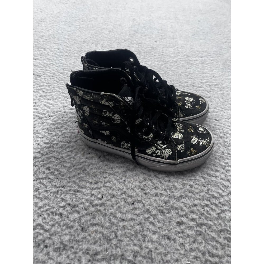 Vans Black Sk8-Hi Zip x Peanuts Snoppy Mummies Kids Size 12 Sneakers